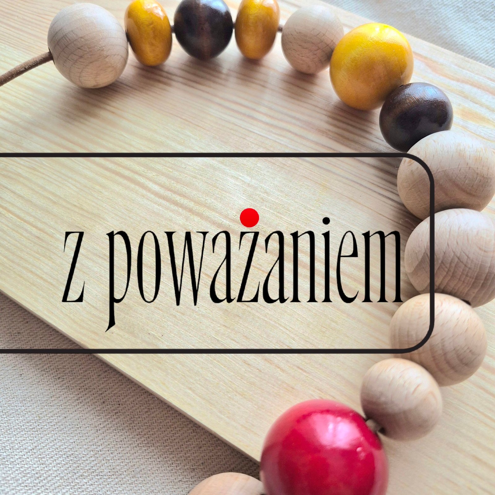 zawieszka na rzemieniu